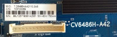 MAIN FUENTE ELEMENT / 103100069 / E18125-SY / CV6486H-A42 / E18109-SY / E18164-SY / E18032-1-SY / E18032-SY / E18147-1-SY / CV6486H_A42 / 7.D6486HA42110.3A6 / 10001049812 / PANEL T500-TAF-DLED / DISPLAY CV500U1-T01 REV:01 / MODELO E2SW5018 J8CBM6B - Imagen 2