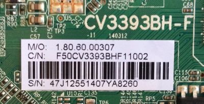 MAIN WESTINGHOUSE / DWM50F3G1 TW-77521-A050D  / CV3393BH-F / 1.80.60.00307 / F50CV3393BHF11002 / PANEL T500HVN04.1 / MODELOS DWM50F3G1 TW-77521-A050D / DWM50F3G1 TW-77521-C050D / DWM50F3G1 TW-77651-A050I / DWM50F3G1 TW-77582-A050F - Imagen 2