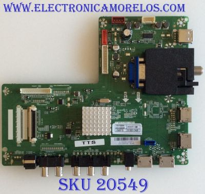 MAIN PARA TV SCEPTRE / NUMERO DE PARTE 8142123342049 / T.MS3458.U801 / 65_DLED_UHD_108-130V / LSC650FF05 / A17083089 / T2017080106A / U650CV-UMR / PANEL CN650CN7710 / DISPLAY LSC650FF05-W01 / MODELO V65 SXTV58DA / V65 U650CV-UMR