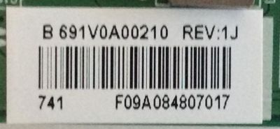MAIN JVC / 691V0A00210 / VTV-L65730  REV:1 / 631V0A00210 / 4500192466 / 515C95M10M01 / PANEL LSC650FN04 / MODELO LT65MA875-AAP - Imagen 3