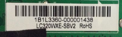 MAIN / SCEPTRE 1B1L3360 / T.RSC8.10A 11153 / CN.SY17A 11423 / T.RSC8.10A / PANEL LC320WXE (SB)(V2) / MODELO X322BV-HD8WXESBV2 - Imagen 2