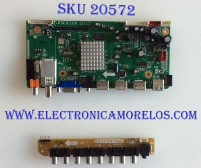 MAIN / SCEPTRE 1B1L3360 / T.RSC8.10A 11153 / CN.SY17A 11423 / T.RSC8.10A / PANEL LC320WXE (SB)(V2) / MODELO X322BV-HD8WXESBV2