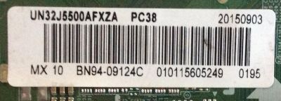 MAIN PARA TV SAMSUNG / NUMERO DE PATTR BN94-09124C / BN41-02353B / BN97-09282A / PARTES SUSTITUTAS BN94-11156C / BN94-11159V / BN94-10759G / PANEL CY-GJ032BGLV7H / MODELO UN32J5500 / UN32J5500AFXZA UU18 - Imagen 4