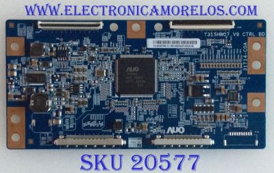 T-CON INSIGNA / HITACHI / 55.46T09.C12 / 5546T09C12 / 31T14-C0A / T315HW07 / PANEL T460HW08 V.5 XXXXG / MODELOS NS-46E790A12 / LE46S605