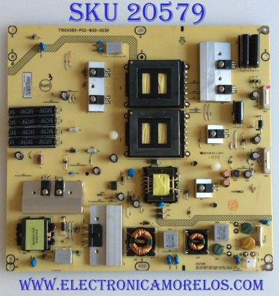 FUENTE DE PODER INSIGNIA / ADTV12419XZN / 715G4565-P02-W20-003H / PARTES SUSTITUTAS ADTVA2419XZ8 / ADTVB2419AD2 / ADTVA2419XAY / ADTVA2419AAY / ADTV12417XA2 / MODELOS NS-42E760A12 / NS-46E790A12