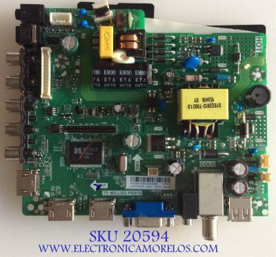 MAIN FUENTE (COMBO) ELEMENT / ELEFT326 H5F2M / F50TPMS3393PB818 / TP.MS3393.PB818 / PANEL D320D3-GTB3-C0X / DISPLAY LK315T3HC1K / MODELO ELEFT326 H5F2M