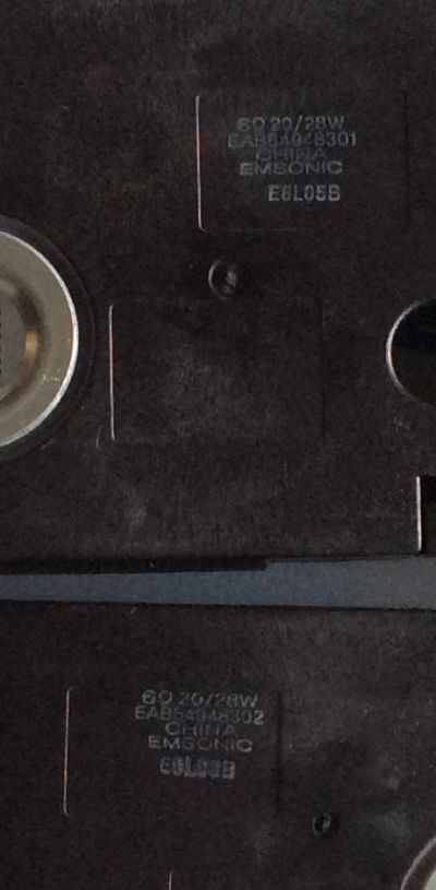 BOCINAS PARA TV LG / MGJ639816 / EAB64948301 / EAB64948302 / MODELO OLED65C8AUA - Imagen 3