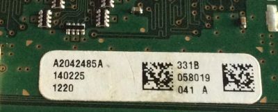 MAIN SONY / A-1968-100-A / 1-889-018-11 / 173448511 / A2042485A / 331B / PANEL SYV5531 / MODELOS XBR-55X850A  - Imagen 2