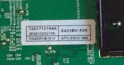 MAIN FUENTE (COMBO) SCEPTRE / 8142123352159 / HV430FHB-N10 / C18032194 / TP.MS3553.PB753 / MODELO X435BV-FSR - Imagen 3