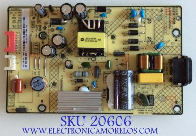 FUENTE DE PODER PARA TV TCL / NUMERO DE PARTE 81-PBE032-M95 / PLE56 REV1.6 / CQC09001032302 / PLE56 / CEM-1 / CCP-508 /  E148158 / 20182202 / PANEL LVF320NDEL / MODELO 32S327