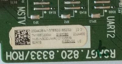 MAIN HISENSE / 232442B / RSAG7.820.8333/ROH / 232445B / PANEL HD500K3U54-L4\S0\GM\ROH / MODELO 50R7E - Imagen 2