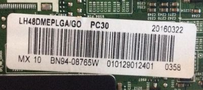 MAIN SAMSUNG / BN94-08765W / BN41-02395A / BN97-09644A / PANEL CY-GH048BGLVVH / MODELOS LH48DMEPLGA/GO US03 / LH40DMEPLGA/GO - Imagen 3