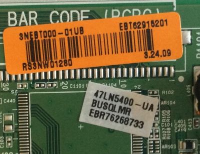 MAIN / LG EBT62915201 / EAX65049107(1.0) / SUSTITUTAS EBT62860401 / EBT62359776 / EBT62359772 / EBT62421321 / EBT62681710 / EBT62359791 / EBT62681712 / PANEL LC470DUE (SF)(R1) / MODELO 47LN5400-UA / 47LN5400-UA.BUSQLMR / MAS SUSTITUTAS EN DESCRIPCION - Imagen 2