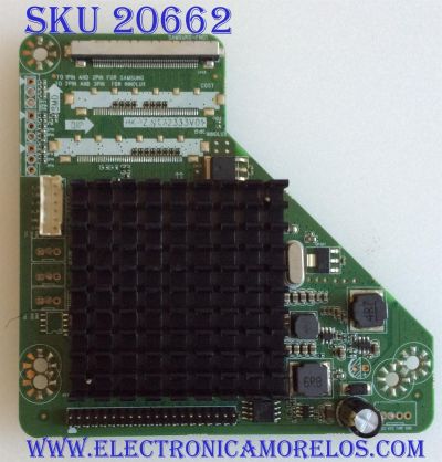 TARJETA INTERFACE  FRC PROSCAN / 203-091-0010H / HK-Z.NT72333V01 / 15060006 / PANEL LC550EGY-SHM1 / MODELO PLED5529A-D A1506
