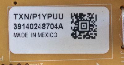 FUENTE DE PODER PANASONIC  / TXN/P1YPUU / TNPA5932 / PANEL V390HJ1-LE6 REV.F1 / MODELO TC-39A400U - Imagen 2