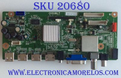 MAIN SEIKI / 28H1471A / CV318H-T / 890-M00-0LN19 / 20120828X000428 / PANEL V390HJ1 -L02 REV.C1 / MODELO SC392TS 3930M