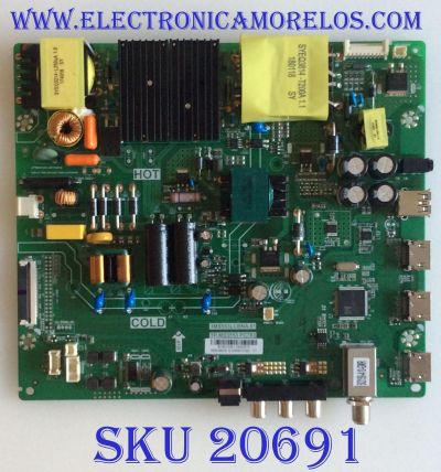 MAIN FUENTE (COMBO) INSIGNIA  / B18010281 / 3MS553LCBNA.01 / TP.MS3553.PC783 / 02-SW353B-C010000 / PANEL LVF550CSDX E13 V1 / MODELO NS-55D510NA19