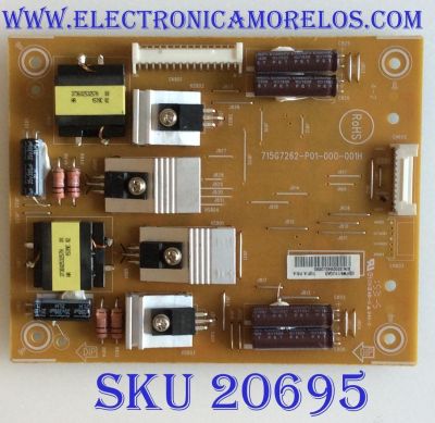 LED DRIVER / PHILIPS FW411UQA3 / 715G7252-P01-000-001H / (Q)FW411UQA3 / PANEL TPT550J1-DUYSHA.G REV:S1B / MODELOS BDL5530QL / BDL5530QL/00 / SL5551 / CDE5502