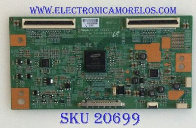 T-CON BERKSHIRE / INTERTEK / LJ94-25813G / SQ60PB_MB34C4LV0.1 / 017657 / PANEL LVF550SSTM(E6)(V2) / MODELO LE55FHDF3300ZB