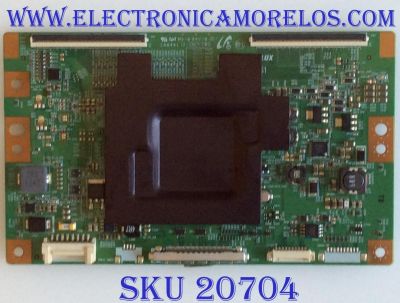 T-CON SAMSUNG / 25576(7)A / V500HK2-CPS1 / 3V8G4CJTT / PANEL CY-HF500CSMV1H / MODELO UN50F6300AFXZA NH02