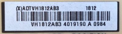FUENTE DE PODER PARA TV VIZIO / NUMERO DE PARTE ADTVH1812AB3 / 715G9165-P01-001-003H / (X)ADTVH1812AB3 / VH1812AB3 / PANEL TPT500U1-EQYSKM.G / MODELOS D50-F1 / D50-F1 LTM7WRQU / D50-F1 LTM7WRNU - Imagen 2