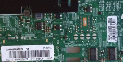 MAIN PARA TV SAMSUNG QLED 4K·UHD·HDR / NUMERO DE PARTE BN94-13027A / BN41-02636A / BN97-14337E / BN9413027A / PANEL CY-QN049HLLV1H / DISPLAY LSF490FN04-M06 / BN96-42066A / MODELOS QN49Q6FNAFXZA FA01 / QN49Q6FNAVXZA / QN49Q6FNAFXZC / QN49Q6FNAFXZX - Imagen 2