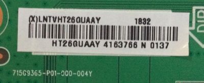 LED DRIVER VIZIO / LNTVHT26GUAAY / 715G9365-P01-000-004Y / (X)LNTVHT26GUAAY / PANEL TPT750U1 -QVR01.U / MODELO E75-F1 LTMWWWMU - Imagen 2