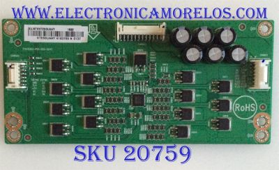 LED DRIVER VIZIO / LNTVHT26GUAAY / 715G9365-P01-000-004Y / (X)LNTVHT26GUAAY / PANEL TPT750U1 -QVR01.U / MODELO E75-F1 LTMWWWMU