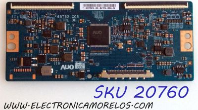 T-CON VIZIO / 55.75T05.C16 / 65T52-C05 CTRL BD / 5575T05C16 / PANEL T750QVR01.2 / MODELOS E75-F2 LWZ2WWNU / E75-F1 LTMWWWMU