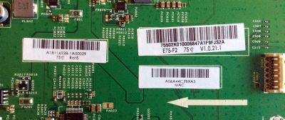 MAIN VIZIO / 791.02K10.0003 / 75502K010006 / 748.02K01.0 / L7120-1 / PANEL T750QVR01.2 / MODELO E75-F2 LWZ2WWNU - Imagen 2