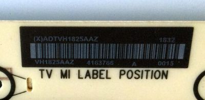 FUENTE DE PODER VIZIO  / ADTVH1825AAZ / 715G9147-P01-000-003S / (X)ADTVH1825AAZ / VH1825AAZ / PANEL TPT750U1-QVR01.U REV:S202B / MODELO E75-F1 LTMWWWMU - Imagen 2