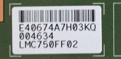 T-CON RCA / LJ94-40674A / 15Y_75_S2EU22ATSTLTG2V0.2 / 40674A / LMC750FF02 / PANEL CN750NC772 / LSC750FF02-W01 / MODELO RTU7575-B - Imagen 2