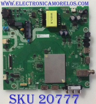 MAIN FUENTE (COMBO) SHARP / 241739 / RSAG7.820.8317/ROH / HU40N2176MFWR (BOM1) / PANEL JHD400N2F31-TXL1QL\BBY\S0\FM\ROH / MODELO LC-40LB601U