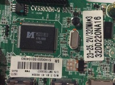 MAIN INSIGNIA / 32DD220NA16 / CV3393BH-Q / SMT1503007 / PANEL SM315TCA12 / MODELO NS-32DD220NA16 - Imagen 2