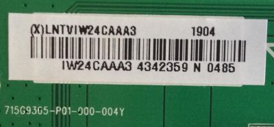 LED DRIVER VIZIO / LNTVIW24CAAA3 / IW24CAAA3 / 715G9365-P01-000-004Y / (X)LNTVIW24CAAA3 / MODELO E55-F1 LTMWWUMU - Imagen 2