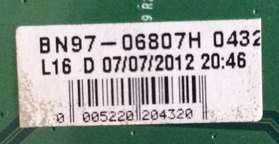 MAIN SAMSUNG / BN94-05874X / BN97-06807H / BN41-01807A / PANEL'S SE500CSA-B2 / SE500CSA-BE / MODELO UN50ES6900FXZA AD01 / ((NOTA IMPORTANTE  AUSENTE UN HDMI )) - Imagen 2
