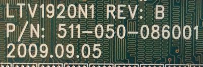 MAIN NUVISION / 511-050-086001 / LTV1920N1 / 335-23000-0101 / PANEL LTA460HF07 C01 / MODELO NVU46FX5LS / NVU40FX5LS - Imagen 2