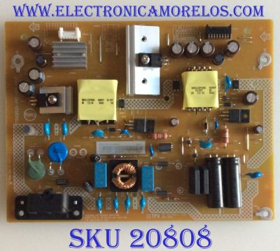 FUENTE DE PODER INSIGNIA / PLTVHU331XAH8 / 715G9520-P01-001-0H2S / (X)PLTVHU331XAH8 / PANEL TPT390J1-QVN05.U REV:S000E / MODELO NS-39DF510NA19