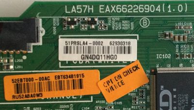 MAIN LG / EBT63481915 / EAX66226904(1.0) / 62930318 / PANEL LC490DUE(MG)(A6) / MODELO 49LF5500-UA.AUSYLJR - Imagen 2