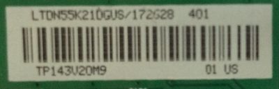 MAIN INSIGNIA / 172628 / RSAG7.820.5710/ROH / LTDN50K21DGUS / 172627 / PANEL HD550DF-B57\S4\BBY / MODELO NS-55D550NA15 - Imagen 3