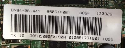 MAIN SAMSUNG / BN94-06144Y / BN41-02046A / BN97-06298Y / PANEL DE390BGM-C1 / PARTE SUSTITUTA BN94-06778E / MODELO UN39FH5000FXZA CD01 - Imagen 2
