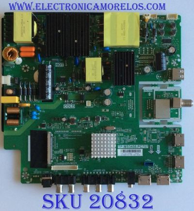 MAIN FUENTE (COMBO) BOLVA / A16121392 / TP.MS3458.PC757 / LSC550FN19-W / PANEL LSC550FJ12 / MODELO 55BL00H7-01