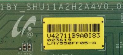 T-CON SONY / LJ94-42711B / 18Y_SHU11A2H2A4V0.0 / LMY550FF05-A / PANEL YD9F055DND01 / MODELO XBR-55X950G / XBR55X950G  - Imagen 2