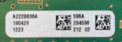LED DRIVER PARA TV SONY BRAVIA / NUMERO DE PARTE A2228838A 596 / 1-984-278-11 / 173750111 / A-2228-838-A 596 / PANEL YD9F055DND01 / MODELO XBR-55X950G / XBR-55X950G - Imagen 3
