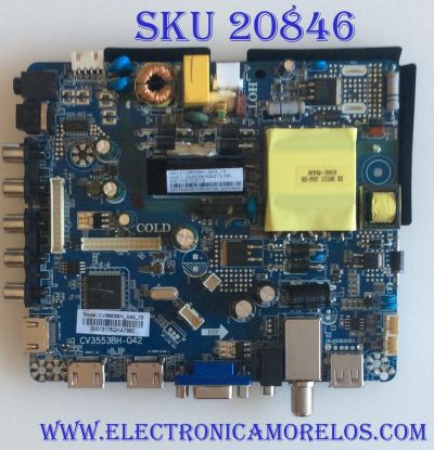 MAIN FUENTE (COMBO) ELEMENT / ELFW4017BF / CV3553BH_Q42_13 / 103100013 / D3553BHQ4213.3BL / PANEL T400-V35-DLED / MODELO ELFW4017BF