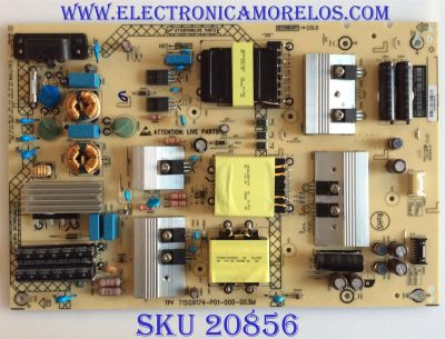 FUENTE DE PODER VIZIO / ADTVH4020AAW / 715G9174-P01-000-003M / (X)ADTVH4020AAW / PANEL TPT650J1-QUBBN90.K REV:98P0B / MODELOS D65-F1 LTCUWSLU / D65-F1 LTCWWSKU / D65-F1 LTCWWSLU / D65-F1 LTMUWSLU