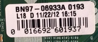 MAIN PARA TV SAMSUNG / NUMERO DE PARTE BN94-05874L / BN41-01812A / BN97-06933A / BN9405874L / PANEL LE650CSA-V1 / DISPLAY T650HN02.V1 / MODELO UN65ES6500 / UN65ES6500FXZA MS01 - Imagen 5
