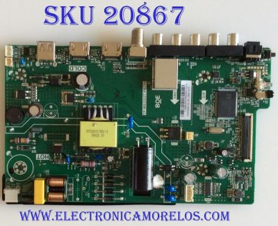 MAIN FUENTE (COMBO) SHARP / 3200550880 / TP.MS3553T.PB759 / HU32N50H / HV320WHB-N56 / U18081630 / PANEL BOEI320WX1-01 / MODELO 