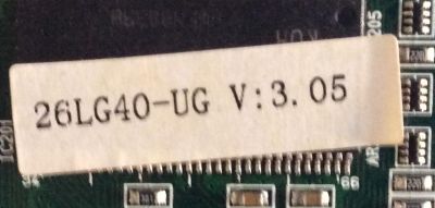 MAIN LG / 26LG40-UG / EAX50414101(12) / EBL37676801 / PANEL T260XW02 V.M XXXXG / MODELO 26LG40-UG.AWMTLVM - Imagen 2