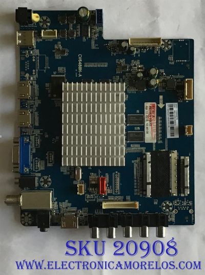 MAIN KENMORE / 890-M00-00E43 / CV6488H-A / CV6488H-A-20 / SY-16118 / MODELO 348.71397610 / MO0DELO  55''